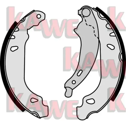 Bremsbackensatz KAWE 07490 Bild Bremsbackensatz KAWE 07490