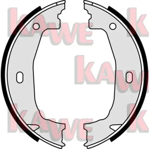Bremsbackensatz, Feststellbremse KAWE 08100 Bild Bremsbackensatz, Feststellbremse KAWE 08100
