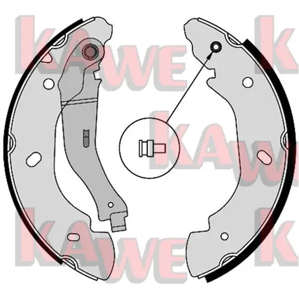 Bremsbackensatz KAWE 08580