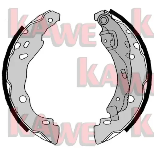 Bremsbackensatz KAWE 08630 Bild Bremsbackensatz KAWE 08630