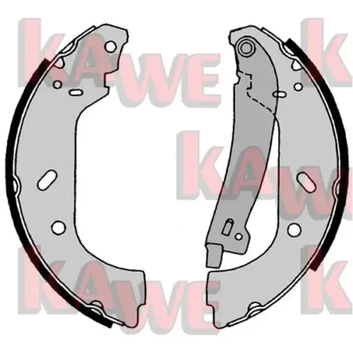 Bremsbackensatz KAWE 08640 Bild Bremsbackensatz KAWE 08640