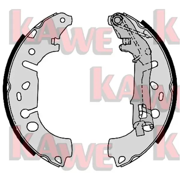 Bremsbackensatz KAWE 09100
