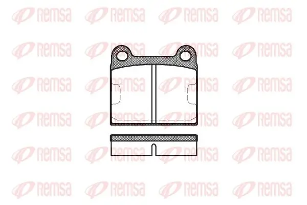 Bremsbelagsatz, Scheibenbremse Vorderachse KAWE 0006 60