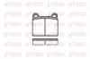 Bremsbelagsatz, Scheibenbremse Vorderachse KAWE 0006 60