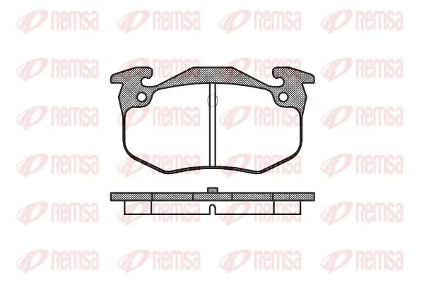 Bremsbelagsatz, Scheibenbremse Hinterachse KAWE 0144 60