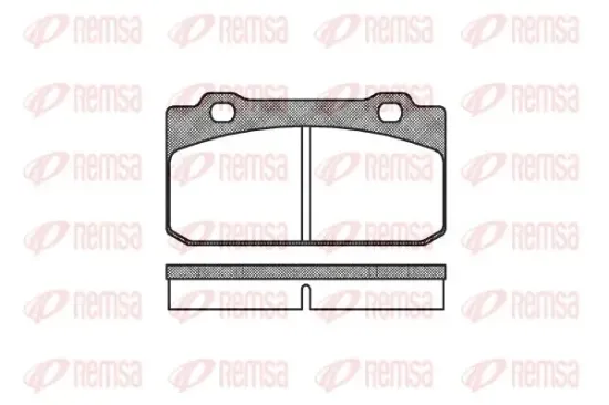Bremsbelagsatz, Scheibenbremse Vorderachse KAWE 0210 00 Bild Bremsbelagsatz, Scheibenbremse Vorderachse KAWE 0210 00