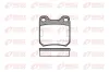 Bremsbelagsatz, Scheibenbremse Hinterachse KAWE 0239 00