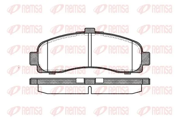 Bremsbelagsatz, Scheibenbremse Vorderachse KAWE 0431 10