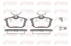 Bremsbelagsatz, Scheibenbremse Hinterachse KAWE 0605 12
