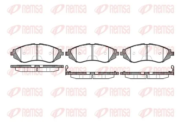Bremsbelagsatz, Scheibenbremse Vorderachse KAWE 0645 02