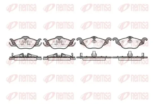 Bremsbelagsatz, Scheibenbremse Vorderachse KAWE 0684 02 Bild Bremsbelagsatz, Scheibenbremse Vorderachse KAWE 0684 02