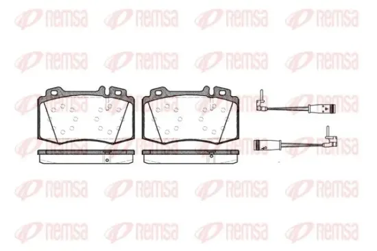 Bremsbelagsatz, Scheibenbremse Vorderachse KAWE 0769 02 Bild Bremsbelagsatz, Scheibenbremse Vorderachse KAWE 0769 02