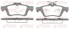 Bremsbelagsatz, Scheibenbremse Hinterachse KAWE 0842 70