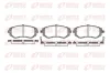 Bremsbelagsatz, Scheibenbremse Vorderachse KAWE 0951 02