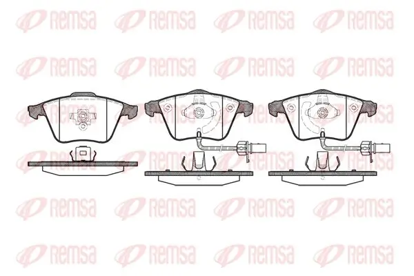 Bremsbelagsatz, Scheibenbremse Vorderachse KAWE 0964 12