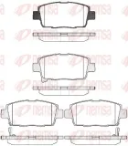 Bremsbelagsatz, Scheibenbremse Vorderachse KAWE 0971 42
