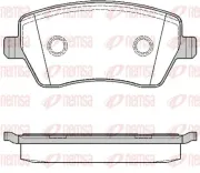 Bremsbelagsatz, Scheibenbremse Vorderachse KAWE 0987 00