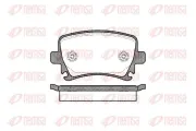 Bremsbelagsatz, Scheibenbremse Hinterachse KAWE 1031 00