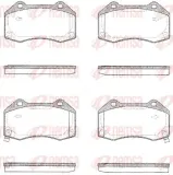 Bremsbelagsatz, Scheibenbremse Vorderachse KAWE 1113 02