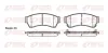 Bremsbelagsatz, Scheibenbremse Vorderachse KAWE 1196 02
