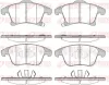 Bremsbelagsatz, Scheibenbremse Vorderachse KAWE 1249 22