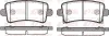 Bremsbelagsatz, Scheibenbremse Hinterachse KAWE 1388 04