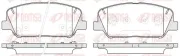 Bremsbelagsatz, Scheibenbremse Vorderachse KAWE 1398 12