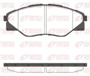 Bremsbelagsatz, Scheibenbremse Vorderachse KAWE 1466 00