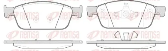 Bremsbelagsatz, Scheibenbremse Vorderachse KAWE 1510 10 Bild Bremsbelagsatz, Scheibenbremse Vorderachse KAWE 1510 10