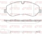 Bremsbelagsatz, Scheibenbremse Vorderachse KAWE 1520 02