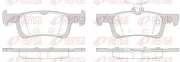 Bremsbelagsatz, Scheibenbremse Hinterachse KAWE 1563 00