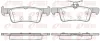 Bremsbelagsatz, Scheibenbremse Hinterachse KAWE 1563 10