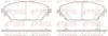 Bremsbelagsatz, Scheibenbremse Vorderachse KAWE 1569 02