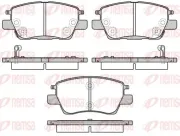 Bremsbelagsatz, Scheibenbremse Vorderachse KAWE 1630 12