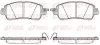 Bremsbelagsatz, Scheibenbremse Vorderachse KAWE 1656 04