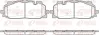 Bremsbelagsatz, Scheibenbremse Vorderachse KAWE 1667 00