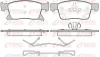Bremsbelagsatz, Scheibenbremse Vorderachse KAWE 1679 02