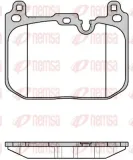 Bremsbelagsatz, Scheibenbremse Vorderachse KAWE 1680 00