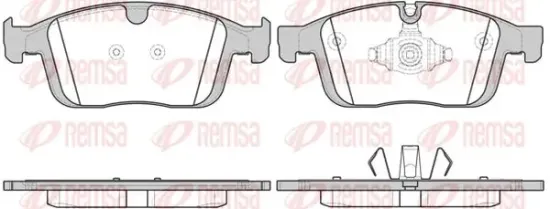 Bremsbelagsatz, Scheibenbremse Vorderachse KAWE 1689 00 Bild Bremsbelagsatz, Scheibenbremse Vorderachse KAWE 1689 00