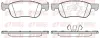 Bremsbelagsatz, Scheibenbremse Vorderachse KAWE 1776 00