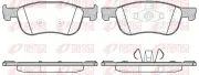 Bremsbelagsatz, Scheibenbremse Vorderachse KAWE 1776 00