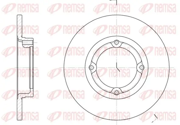 Bremsscheibe Vorderachse KAWE 6014 00