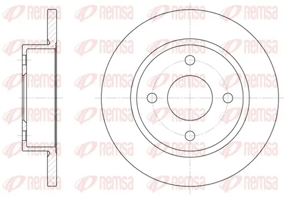 Bremsscheibe Vorderachse KAWE 6047 00
