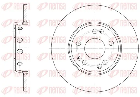 Bremsscheibe Vorderachse KAWE 6059 00