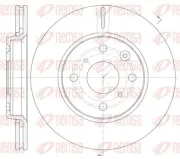 Bremsscheibe Vorderachse KAWE 61003 10