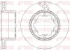 Bremsscheibe Hinterachse KAWE 61036 10