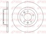 Bremsscheibe Hinterachse KAWE 61053 00
