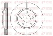 Bremsscheibe Vorderachse KAWE 61077 10