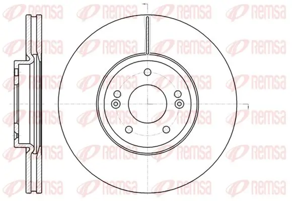 Bremsscheibe Vorderachse KAWE 61102 10