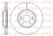 Bremsscheibe Vorderachse KAWE 61102 10